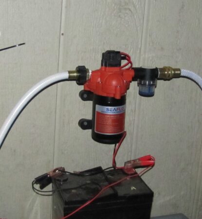 dc pressujre pump for small dc installation