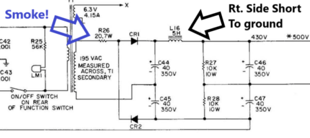HT40 power supply fault